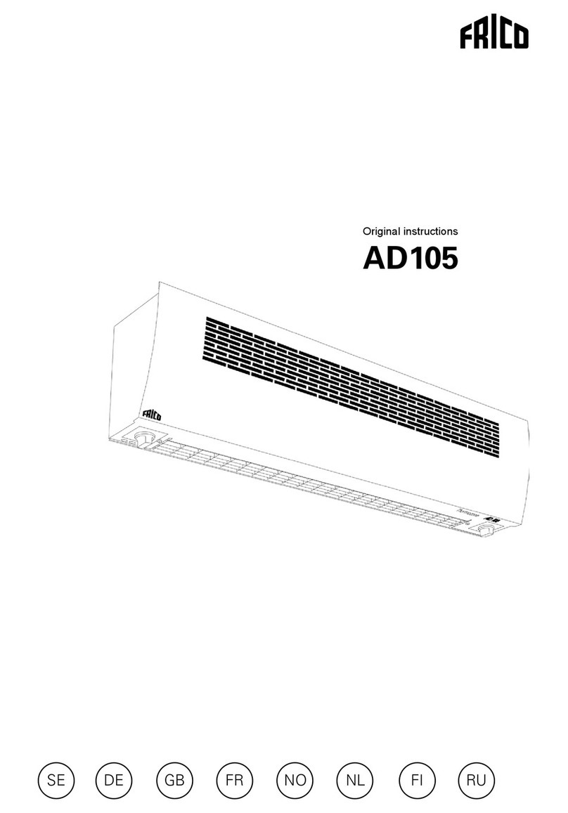 Frico AD105 User manual