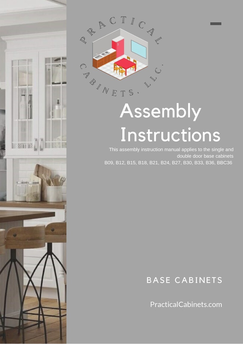 Practical Cabinets B09 Assembly instructions