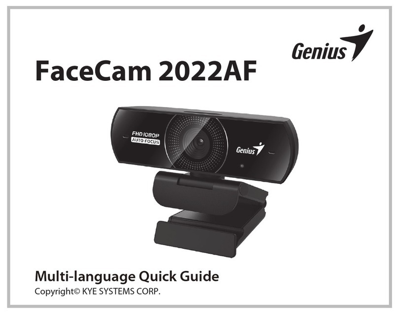 Genius FaceCam 2022AF User manual Genius FaceCam 2022AF User manual