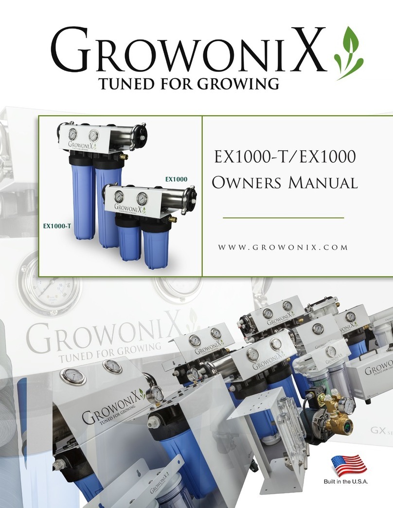 Growonix EX1000T owner's manual
