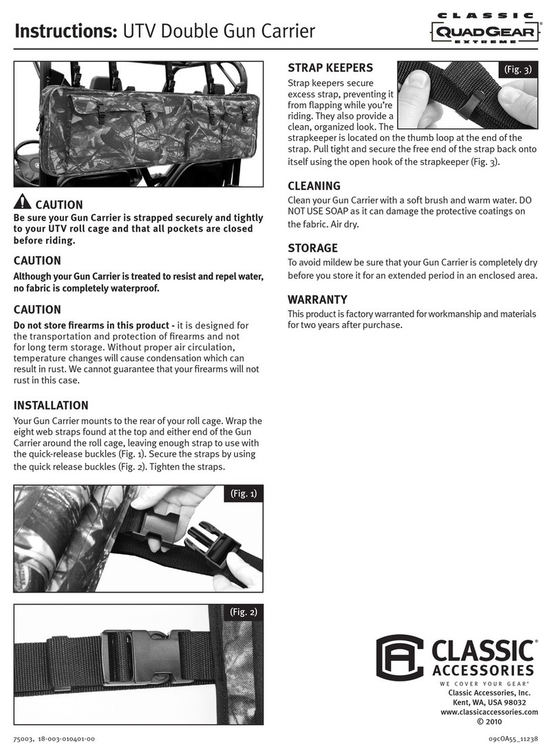 Classic Accessories QUADGEAR EXTREME instructions Classic Accessories QUADGEAR EXTREME instructions