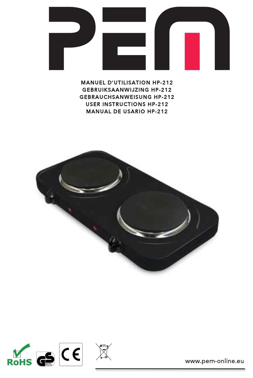 PEM HP-212 User instructions