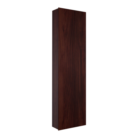 Balmani Mitra Elements column cabinet - lacquer installation guide Balmani Mitra Elements column cabinet - lacquer installation guide