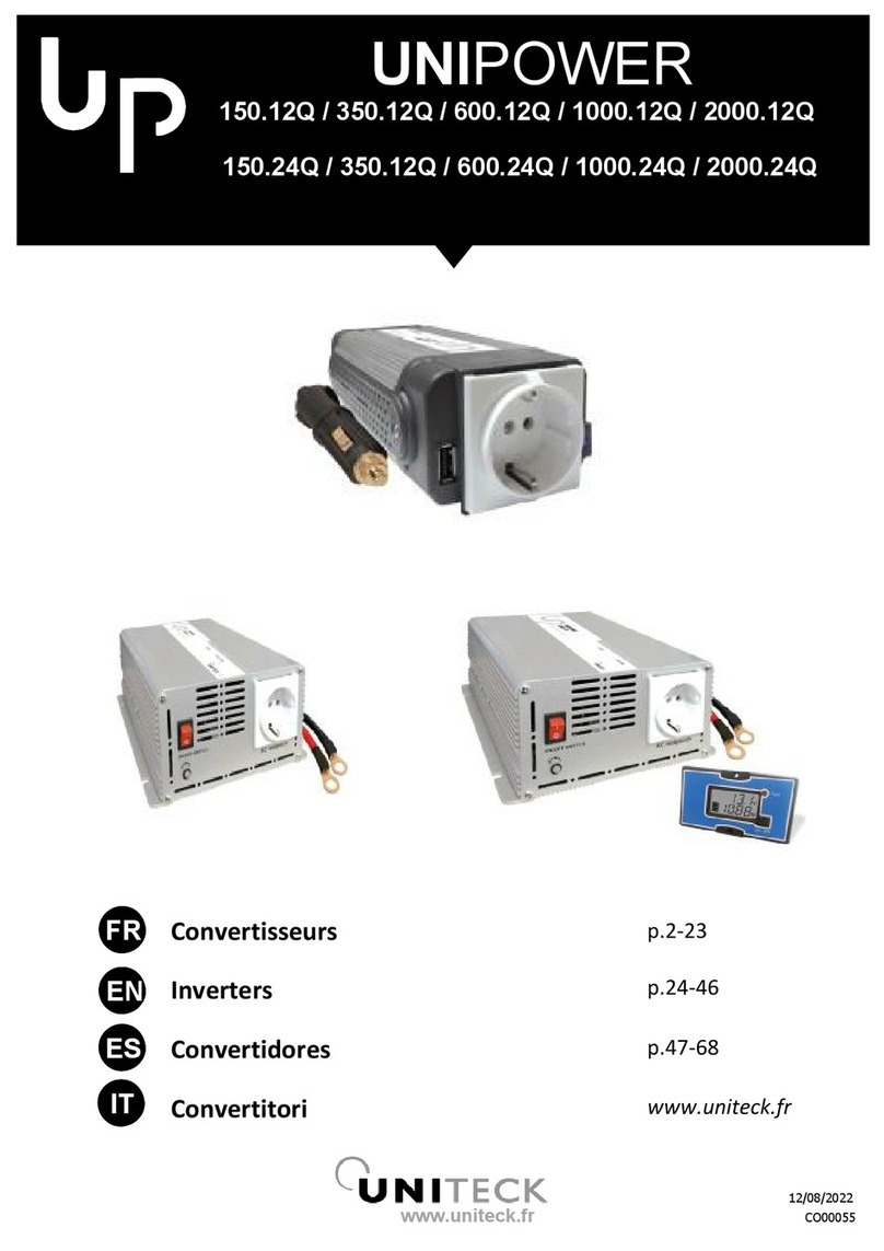 Uniteck UNIPOWER 150.12Q manual