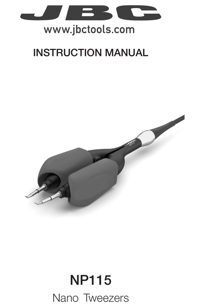 jbc NP115 instruction manual