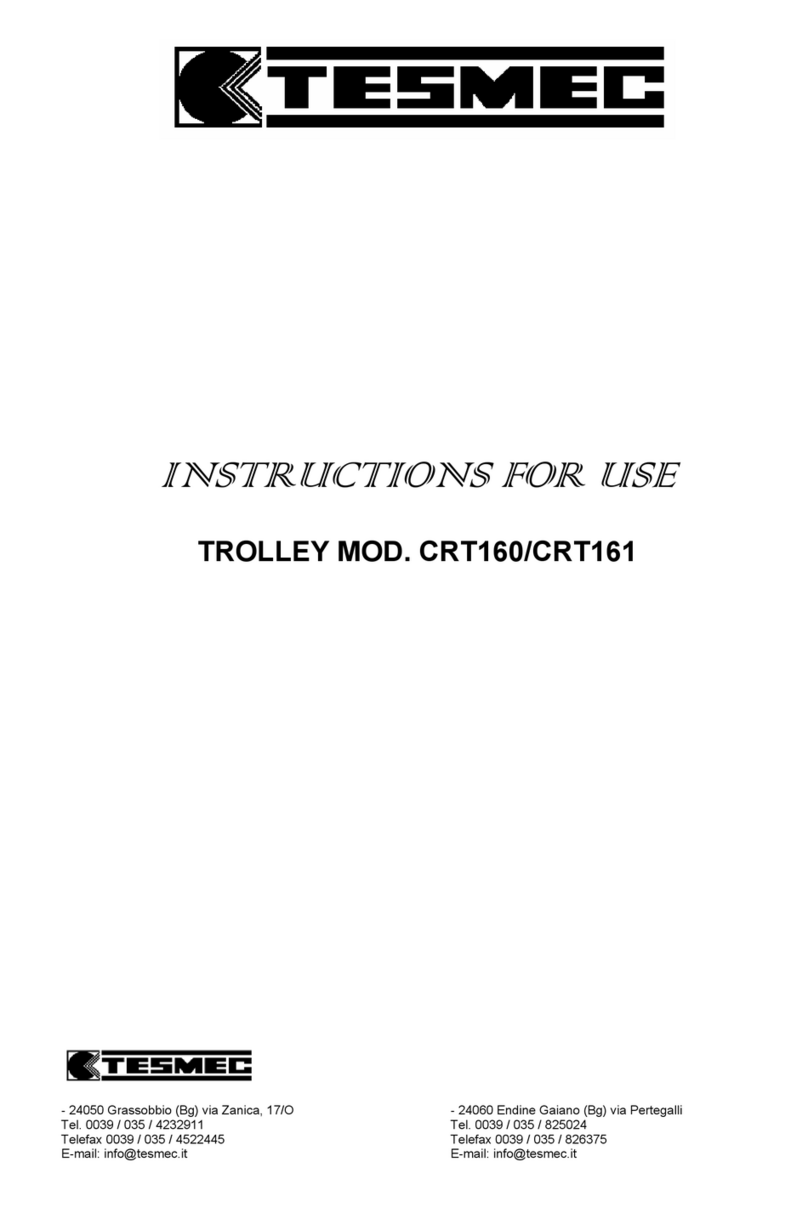 Tesmec CRT160 User manual