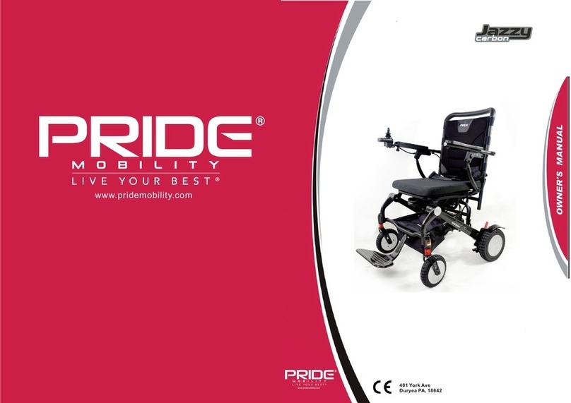 Pride Mobility Jazzy Carbon User manual