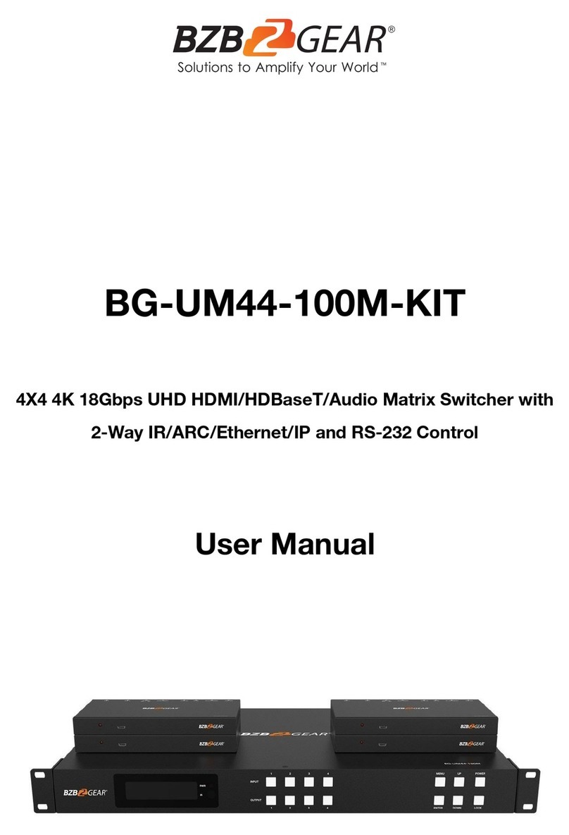 BZB Gear BG-UM44-100M-KIT User manual