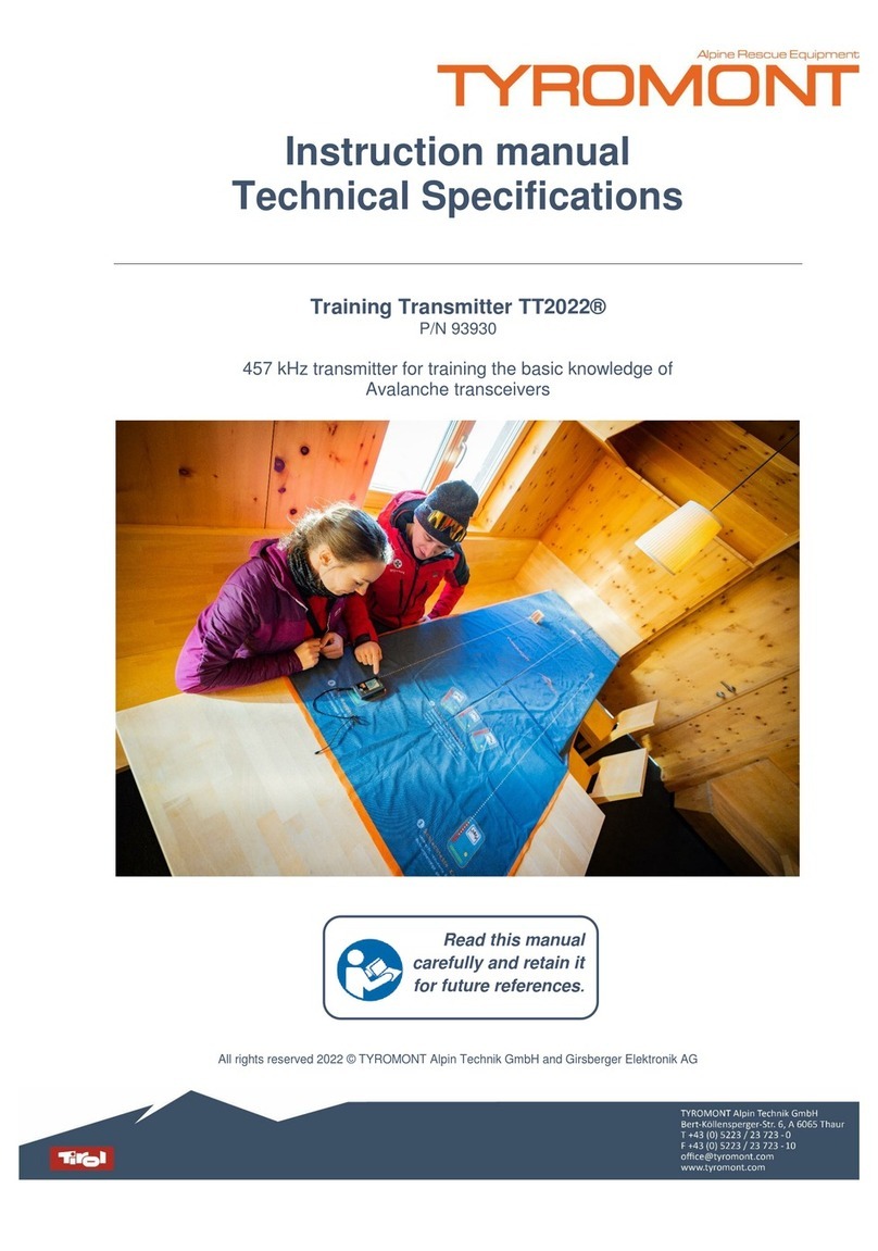 Tyromont TT2022 instruction manual