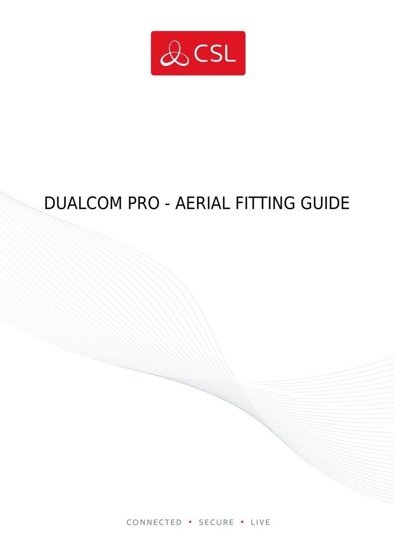 CSL DUALCOM PRO Assembly instructions