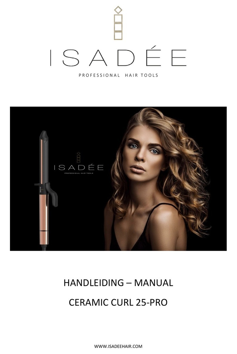 ISADEE CERAMIC CURL 25-PRO manual