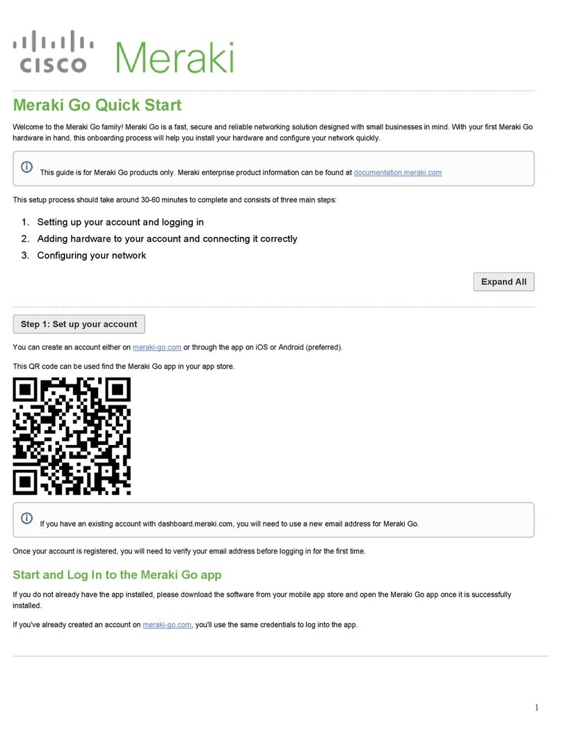 Cisco MERAKI Go quick start
