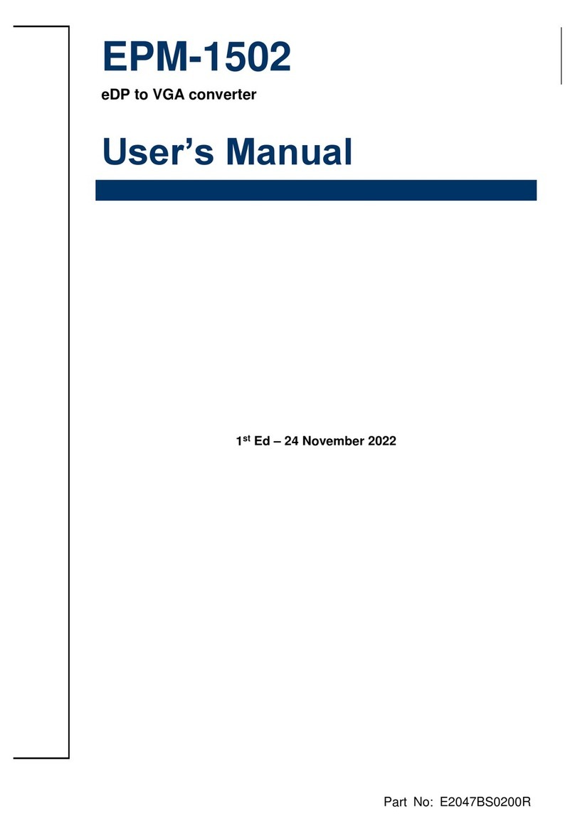 Avalue Technology EPM-1502 User manual