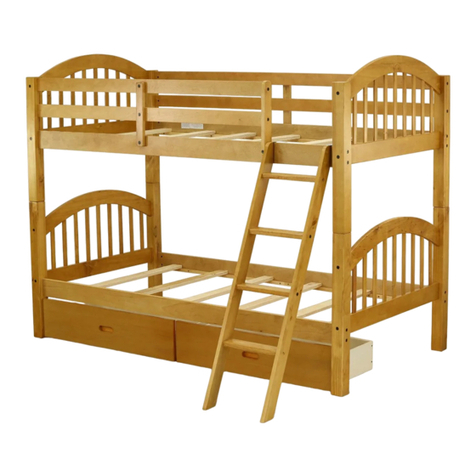 East West Furniture Verona VEB-05-TA Assembly instructions