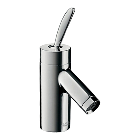 Hans Grohe Axor Starck 10015000 Assembly instructions