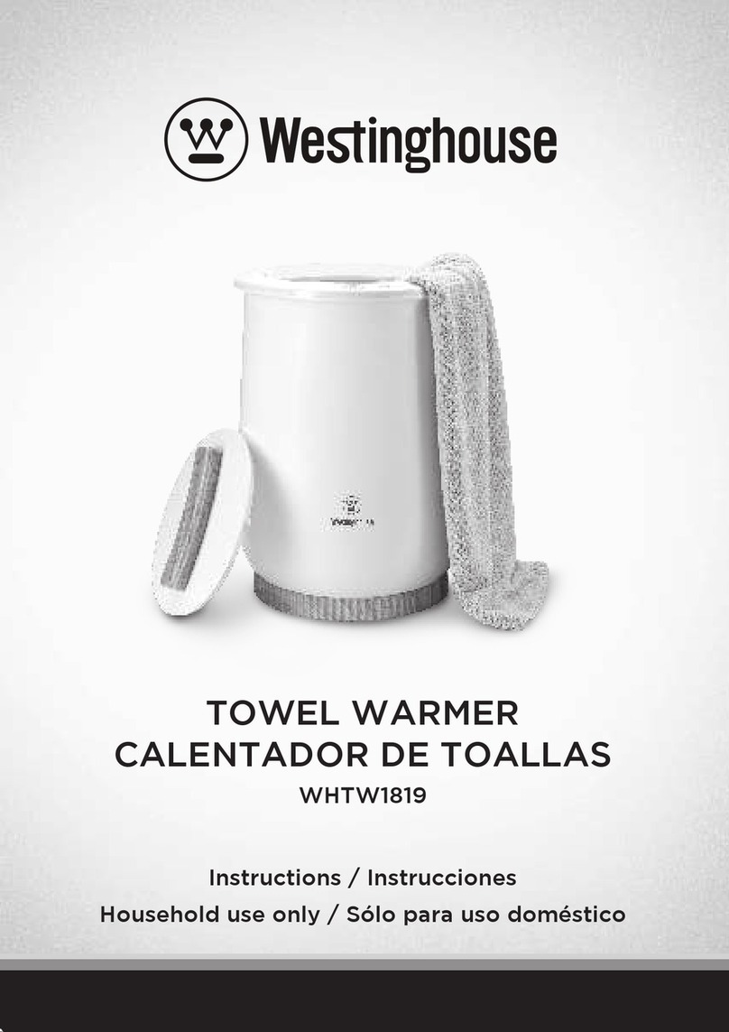 Westinghouse WHTW1819 instructions