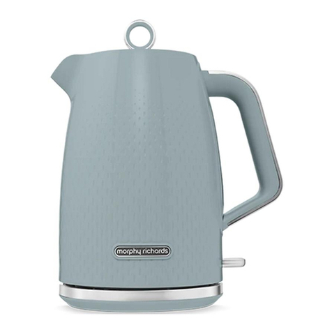 Morphy Richards Metallik jug kettle User manual