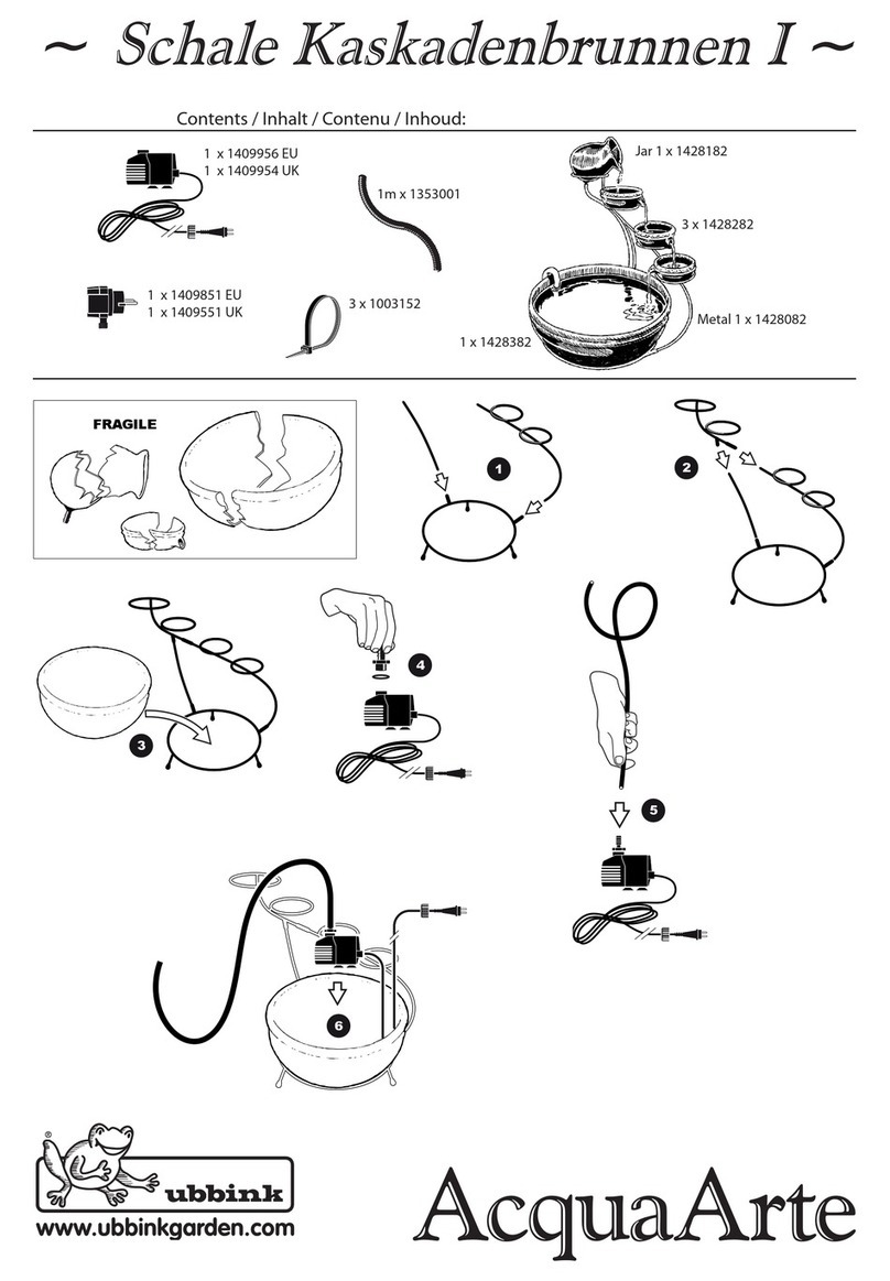 ubbink AcquaArte User manual
