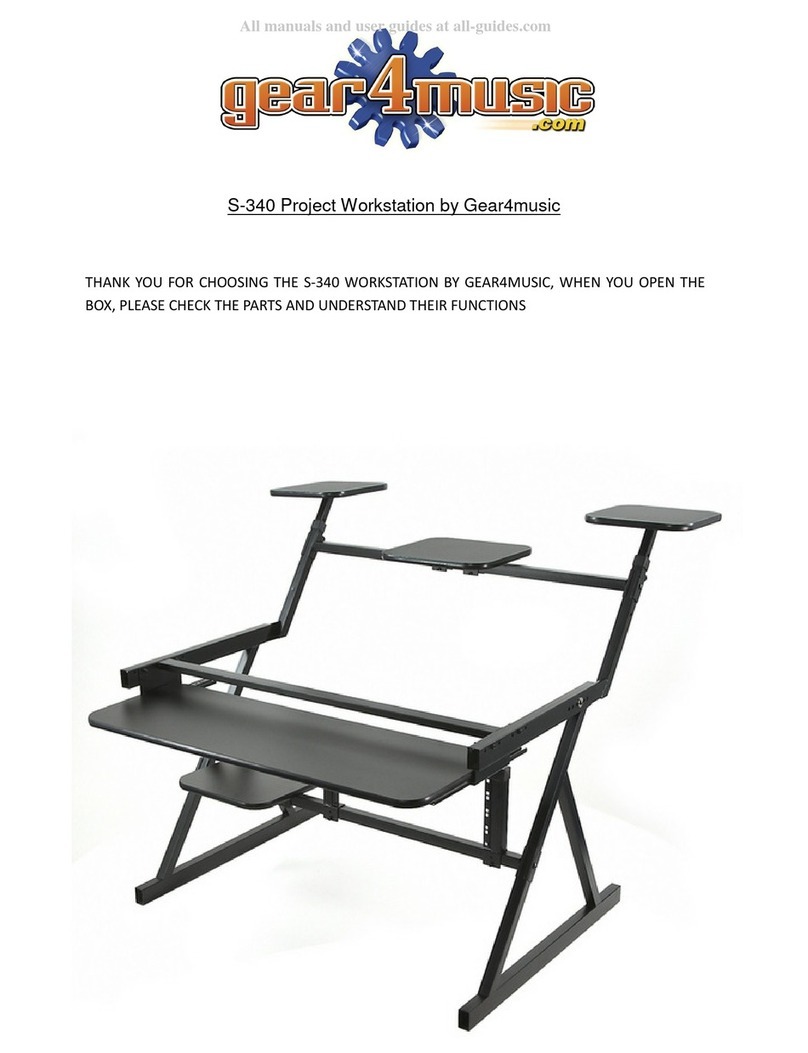Gear4music S-340 Assembly instructions