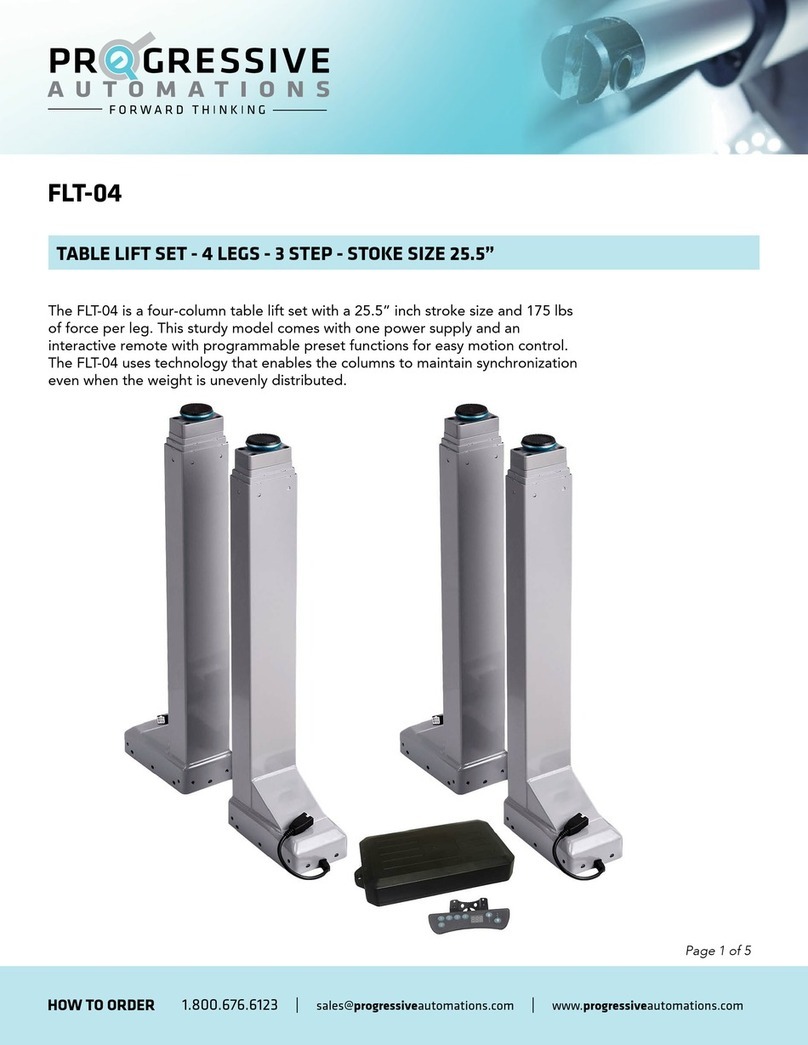 progressive automations FLT-04 User manual