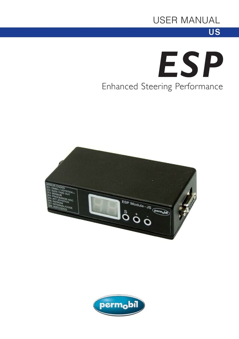 Permobil ESP User manual Permobil ESP User manual