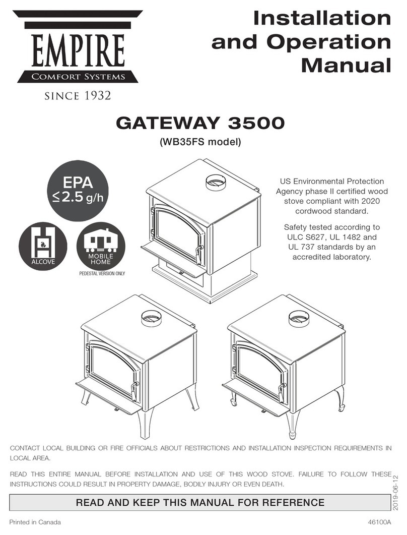 Empire Comfort Systems WB35FS Installation and operation manual