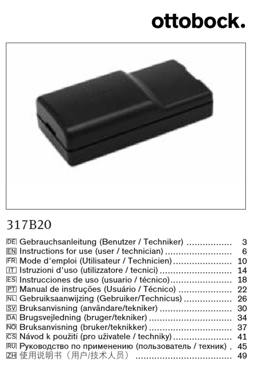Otto Bock 317B20 Instructions for use