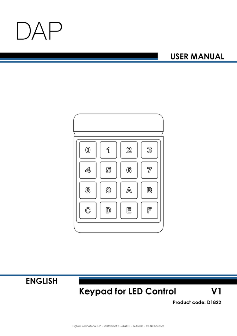 DAPAudio D1822 user manual