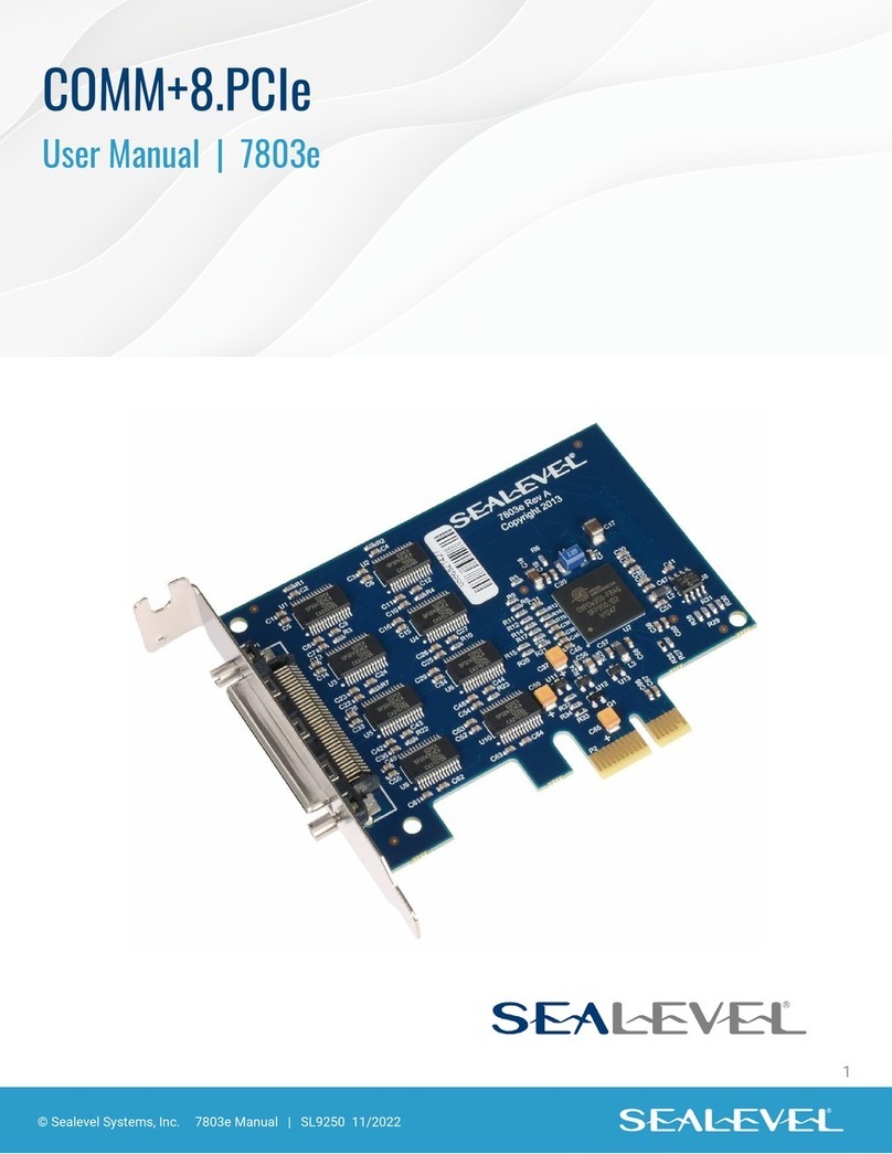 SeaLevel ULTRA COMM+8.PCIe user manual
