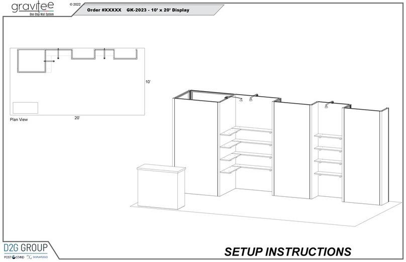 Displays2go gravitee GK-2023 Manual Displays2go gravitee GK-2023 Manual
