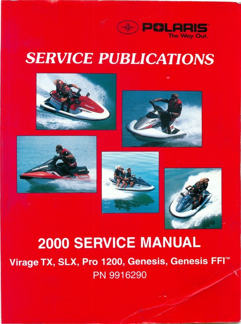 Polaris Virage TX 2000 User manual