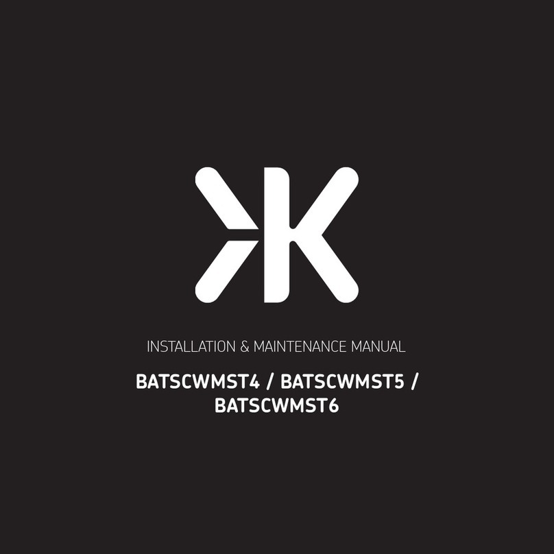 ML Accessories BATSCWMST4 Installation & maintenance manual ML Accessories BATSCWMST4 Installation & maintenance manual