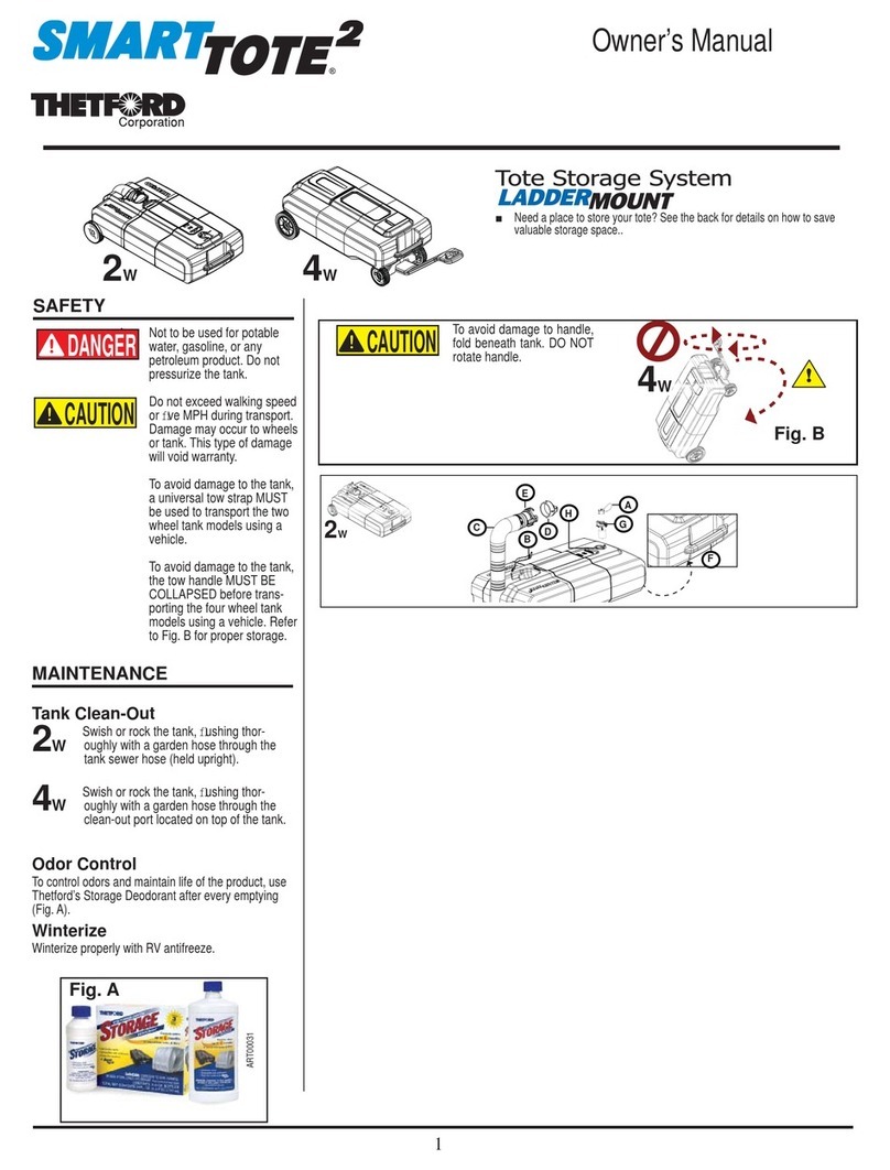 Thetford SMARTTOTE2 LX owner's manual