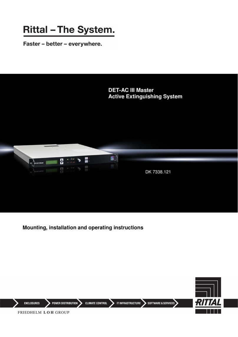 Rittal DET-AC III Master Mounting, installation and operating instructions