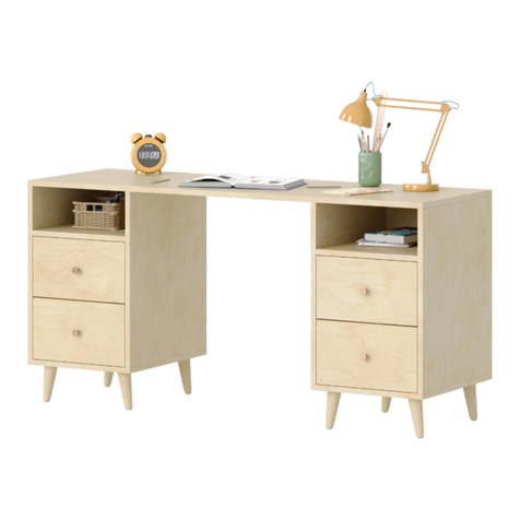 studioduc knox doublewide desk User manual studioduc knox doublewide desk User manual