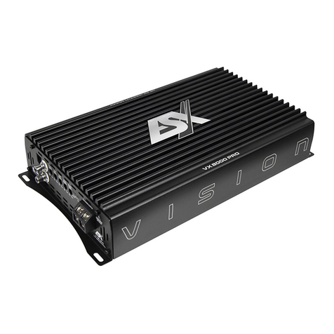 Audiodesign ESX VISION VX 8000 PRO User manual