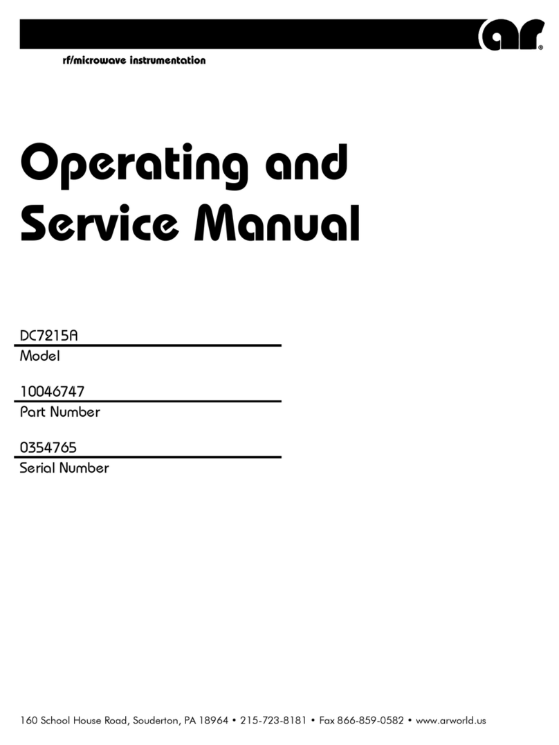 AR DC7215A Series Service manual