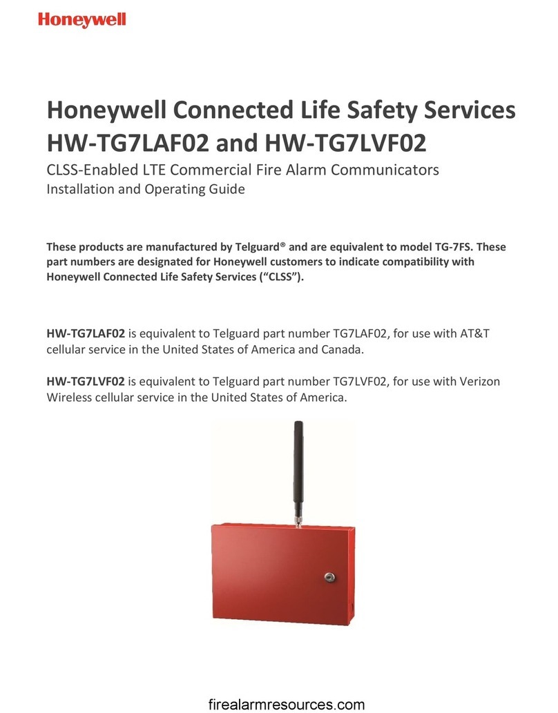 Honeywell HW-TG7LAF02 Installation guide