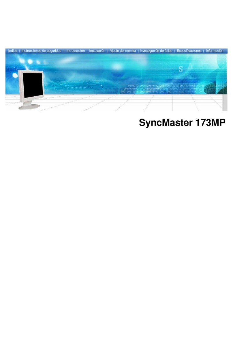 Samsung SyncMaster 173MP User manual