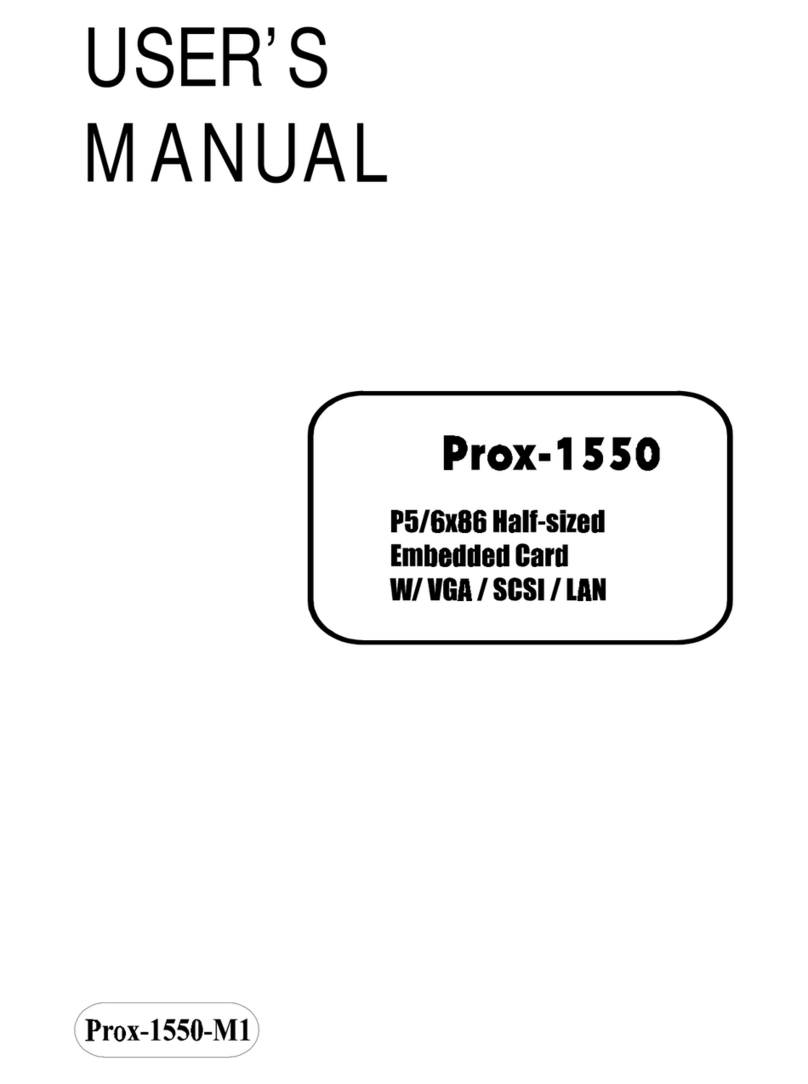 protech ProX-1550 user manual