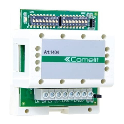 Comelit 1404 Technical manual