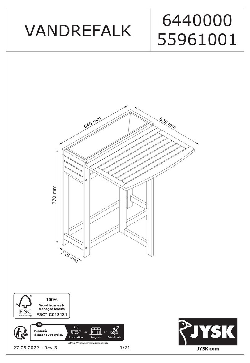 Jysk VANDREFALK manual