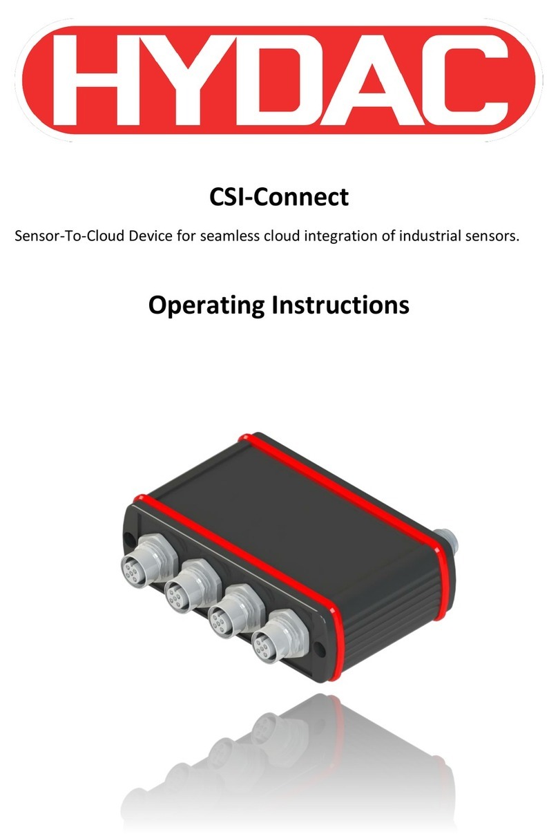 Hydac CSI-Connect operating instructions