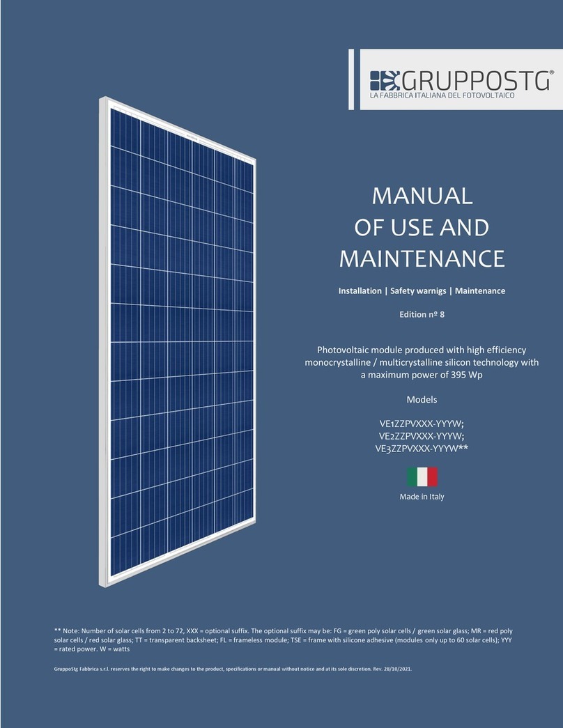 GRUPPOSTG VE1ZZPV W Series Manual of use and maintenance