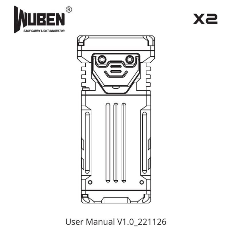 WUBEN X2 User manual