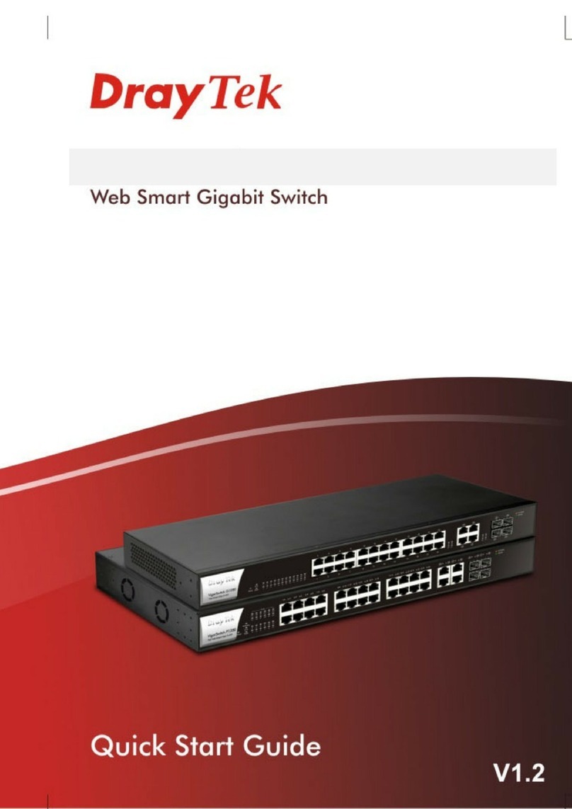 Draytek VigorSwitch P1282 quick start guide