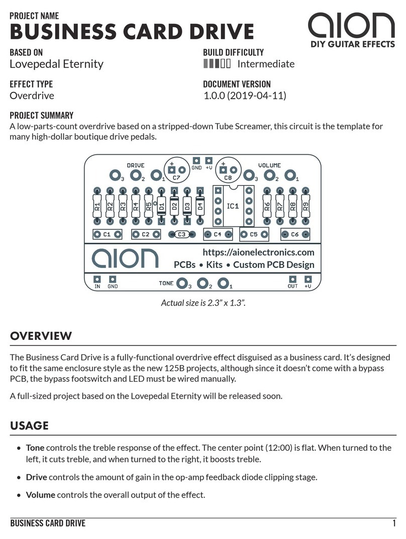 aion BUSINESS CARD DRIVE quick start guide
