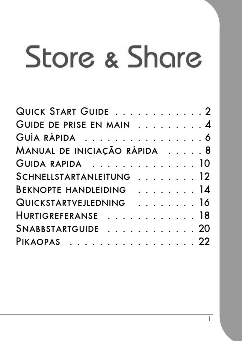 Packard Bell Store & Share quick start guide