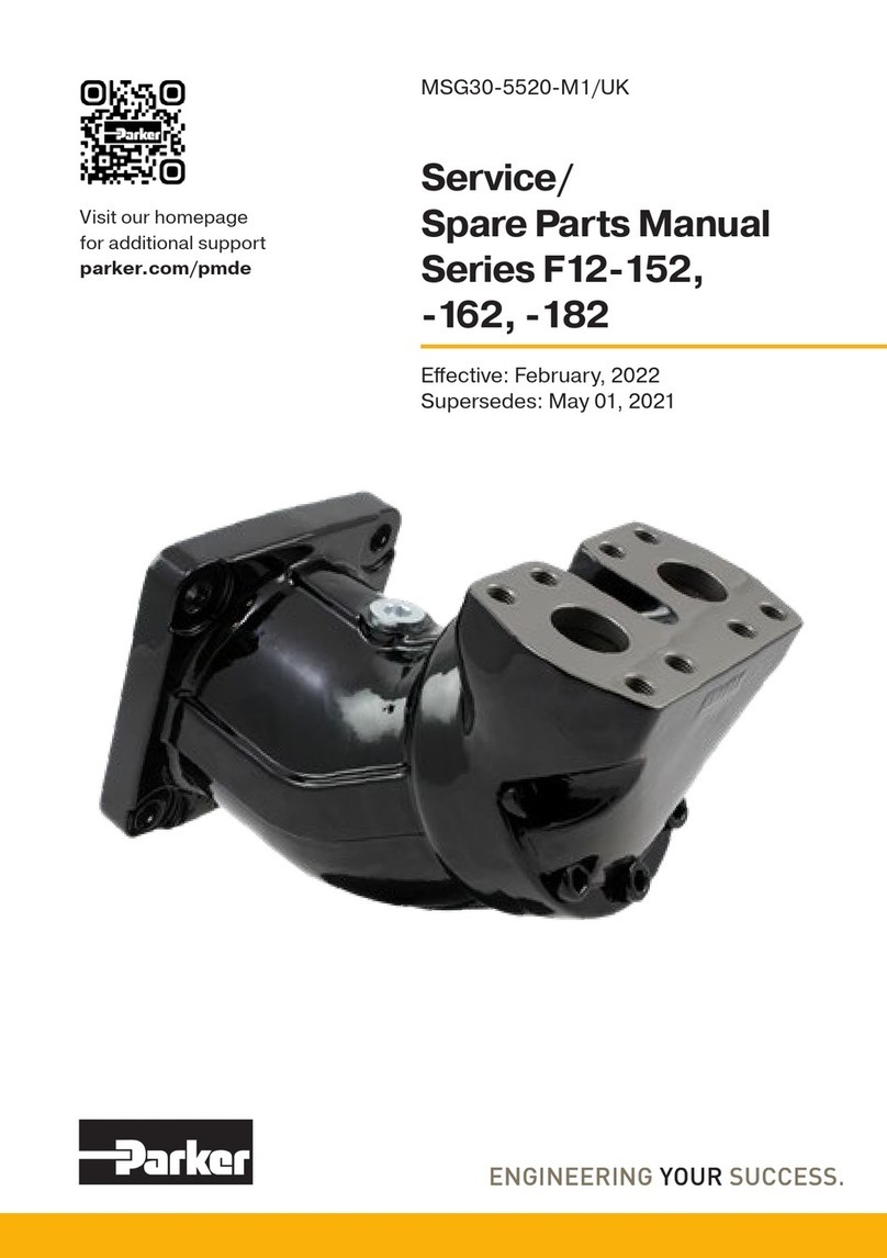 Parker F12-152 Series User manual