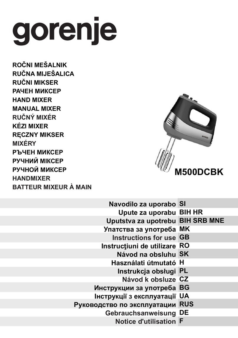Gorenje M500DCBK Instructions for use Gorenje M500DCBK Instructions for use